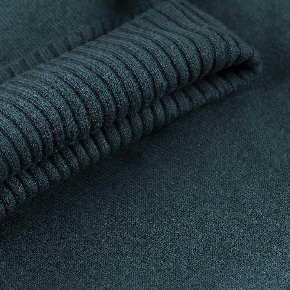 Rubinacci Collo alto in cashmere verde In Vendita